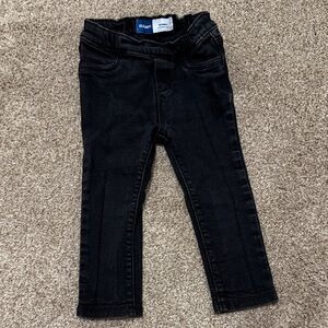 Old Navy Toddler Girl Black Stretch Jeggings
